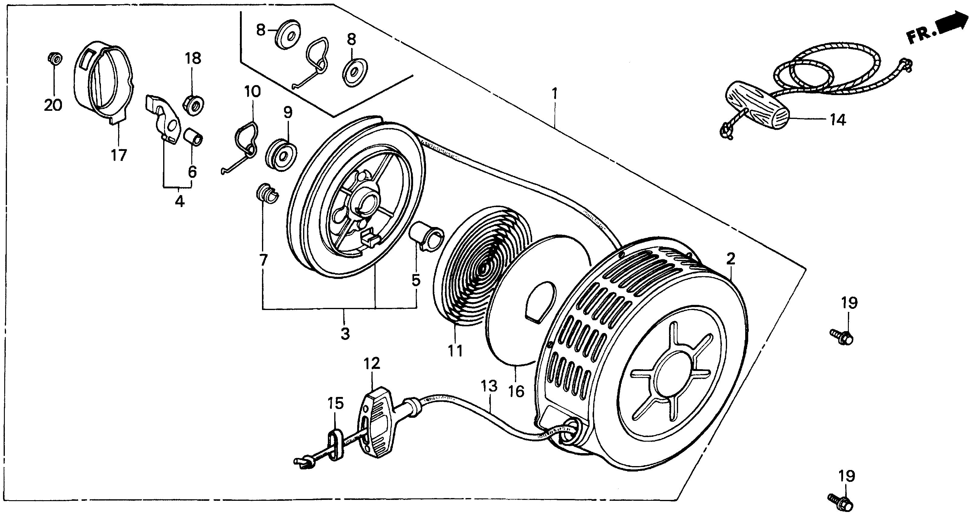 FR700   RECOIL STARTER